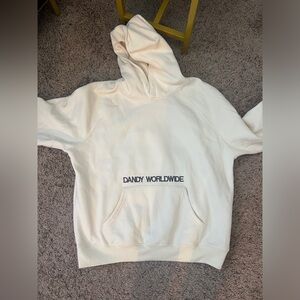 NWOT Dandy Hoodie Words of Affirmation MED